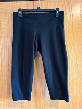 Jockey capri leggings, black, medium